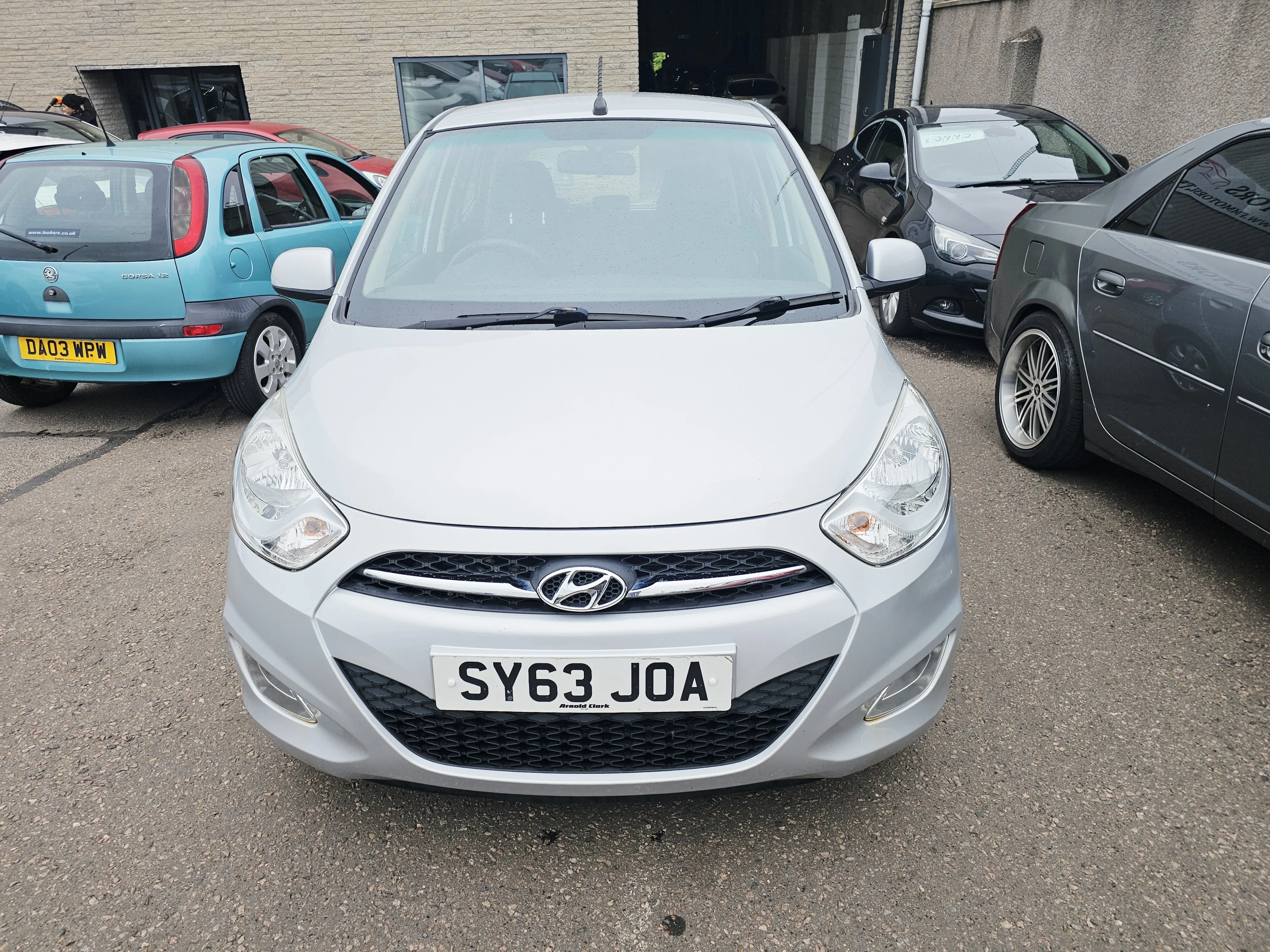 51k Miles! 2013 Silver Hyundai i10 Active, 1.2 L petrol, Mot April 2027.5dr. Aux.£20 tax. FSH.Ulez free £3695